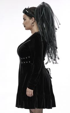 Punk Rave Mircea Velvet Dress | Plus Size Clothing
