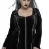 Punk Rave Mircea Velvet Dress | Plus Size Clothing