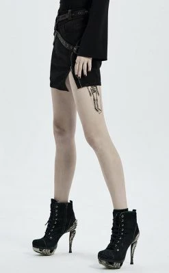 Punk Rave Missing Virtue Harness Skirt