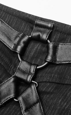 Punk Rave Missing Virtue Harness Skirt