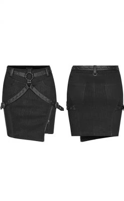 Punk Rave Missing Virtue Harness Skirt