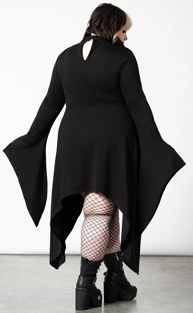 Killstar Mistress Mercury Long Sleeve Dress Clothing 9 Killstar Mistress Mercury Long Sleeve Dress Clothing