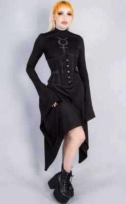 Killstar Mistress Mercury Long Sleeve Dress Clothing 17 Killstar Mistress Mercury Long Sleeve Dress Clothing