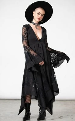 Killstar Misty Night Maxi Dress