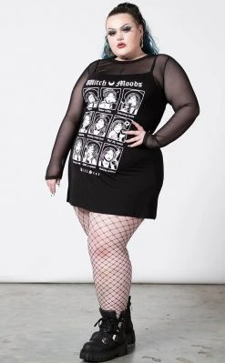 Killstar Moody 2 Layer Dress Clothing