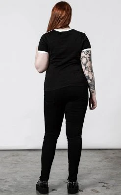 Killstar Clothing Moody V Neck T-Shirt