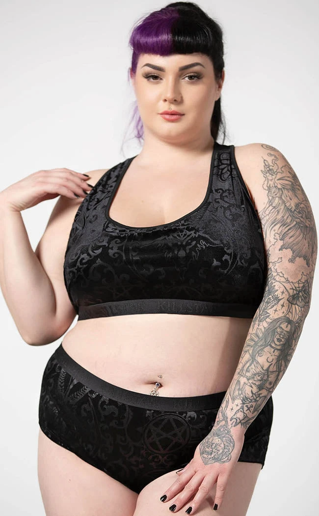Killstar Mortalia Bralet Clothing 3 Killstar Mortalia Bralet Clothing