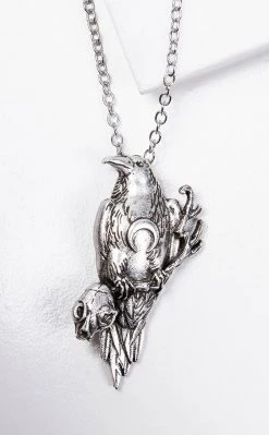 Gothic Jewellery Muninn Necklace Accessories 8 Gothic Jewellery Muninn Necklace Accessories