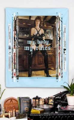 Tragic Beautiful X MHG My Body, My Rules | Charity Art Tapestry