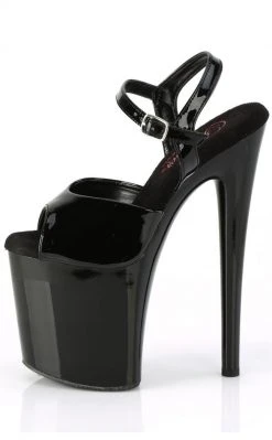 Pleaser NAUGHTY-809 Black Patent Heels 9 Pleaser NAUGHTY-809 Black Patent Heels
