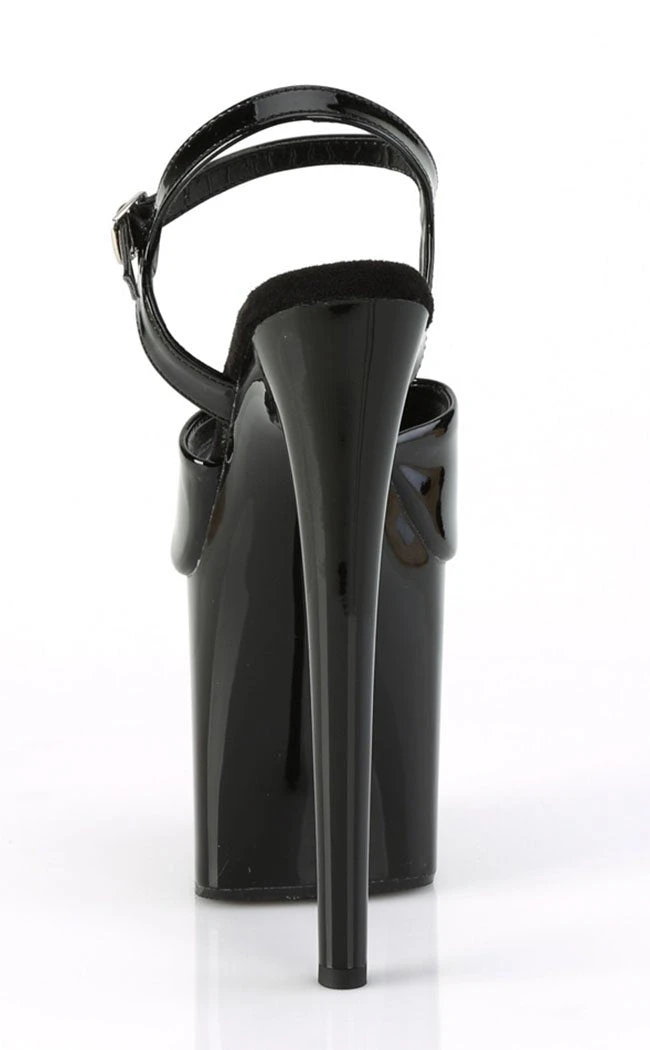 Pleaser NAUGHTY-809 Black Patent Heels 6 Pleaser NAUGHTY-809 Black Patent Heels