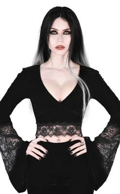 Killstar Clothing Naomi Long Sleeve Top