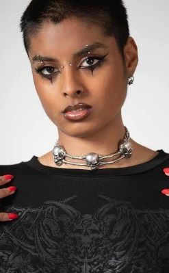 Tragic Beautiful Cosplay ???? Sales Shop 40 Killstar Naven Choker