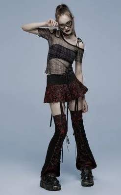 Punk Rave Nemesis Mesh Top Clothing