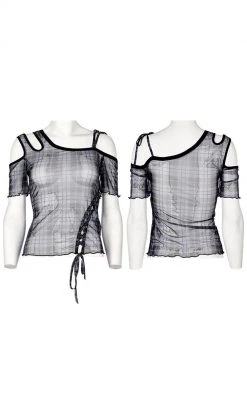 Punk Rave Nemesis Mesh Top Clothing