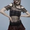 Punk Rave Nemesis Mesh Top Clothing