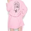 BlackCraft Never Trust The Living Ritual Robe | Pink Clothing