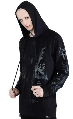 Killstar Night Terror Oversized Hoodie Clothing