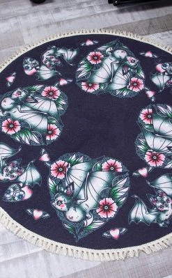 Drop Dead Gorgeous Night Vision Fringed Rug