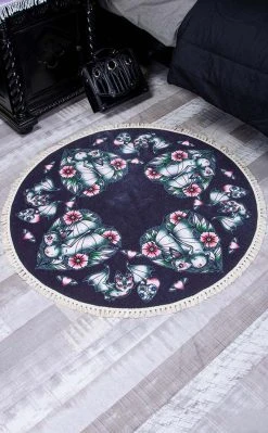 Drop Dead Gorgeous Night Vision Fringed Rug