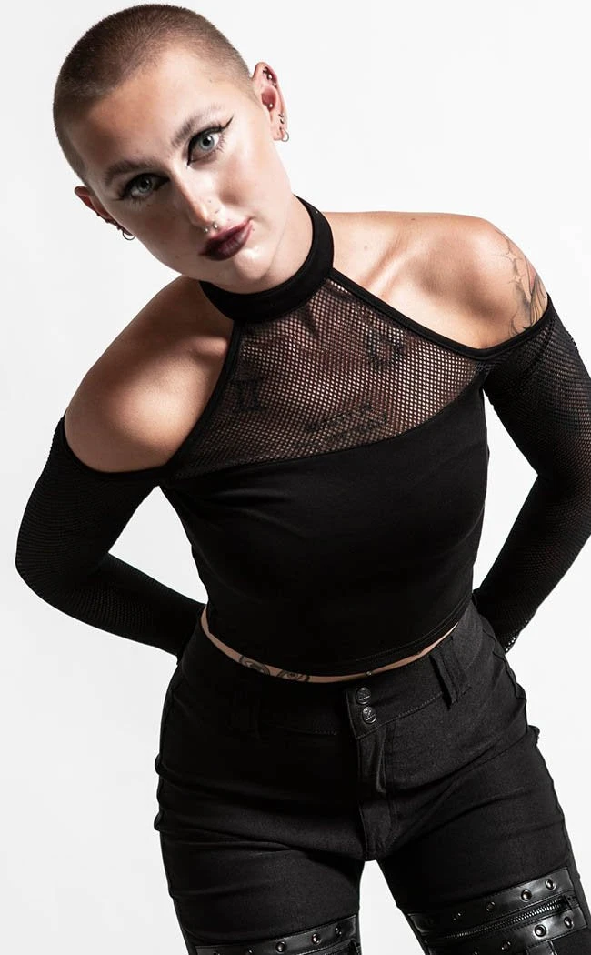 Killstar Clothing Nightcall Fishnet Top 4 Killstar Clothing Nightcall Fishnet Top