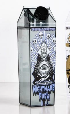 Drop Dead Gorgeous Nightmare Fuel Milk Carton Drink Bottle