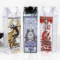 Drop Dead Gorgeous Nightmare Fuel Milk Carton Drink Bottle