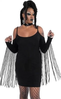 Killstar Nix Fringe Dress Clothing 8 Killstar Nix Fringe Dress Clothing