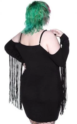 Killstar Nix Fringe Dress Clothing 9 Killstar Nix Fringe Dress Clothing