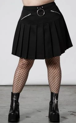 Killstar No Lip Pleated Skirt