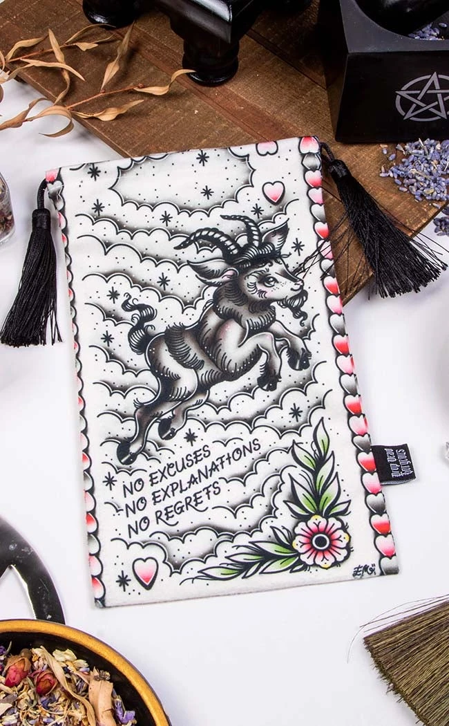 Drop Dead Gorgeous No Regrets Velvet Tarot Bag Home Decor 5 Drop Dead Gorgeous No Regrets Velvet Tarot Bag Home Decor