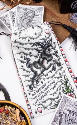 Drop Dead Gorgeous No Regrets Velvet Tarot Bag Home Decor