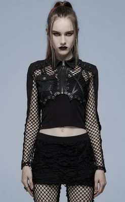 Punk Rave Noctura Cropped Jacket