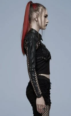 Punk Rave Noctura Cropped Jacket