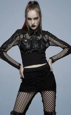 Punk Rave Noctura Cropped Jacket