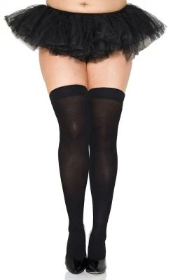 Music Legs Not So Basic Thigh High Stockings Black Clothing 5 Music Legs Not So Basic Thigh High Stockings Black Clothing