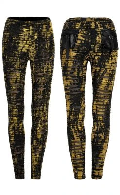 Punk Rave Clothing Noxious Shredded Leggings