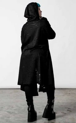 Killstar Nu-Dawn Hooded Cardigan Clothing