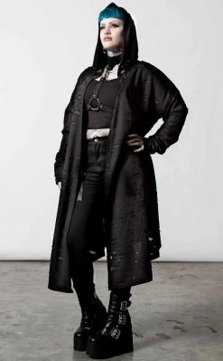 Killstar Nu-Dawn Hooded Cardigan Clothing