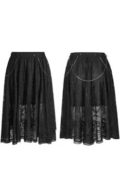 Punk Rave Clothing Oleanna Lace Skirt | Plus Size