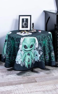 Rose Demon Home & Gifts Oogie Boogie Tablecloth | Round 13 Rose Demon Home & Gifts Oogie Boogie Tablecloth | Round