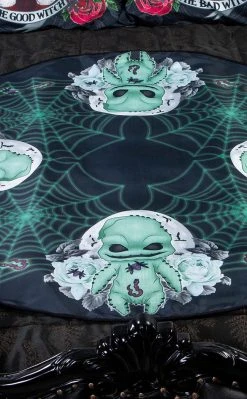 Rose Demon Home & Gifts Oogie Boogie Tablecloth | Round 16 Rose Demon Home & Gifts Oogie Boogie Tablecloth | Round