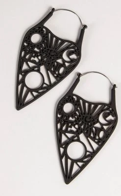 TB Jewellery Openwork Planchette Plug Hoops | Earrings