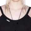 Killstar Ophelia Vial Necklace | Black