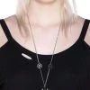 Killstar Ophelia Vial Necklace | Silver