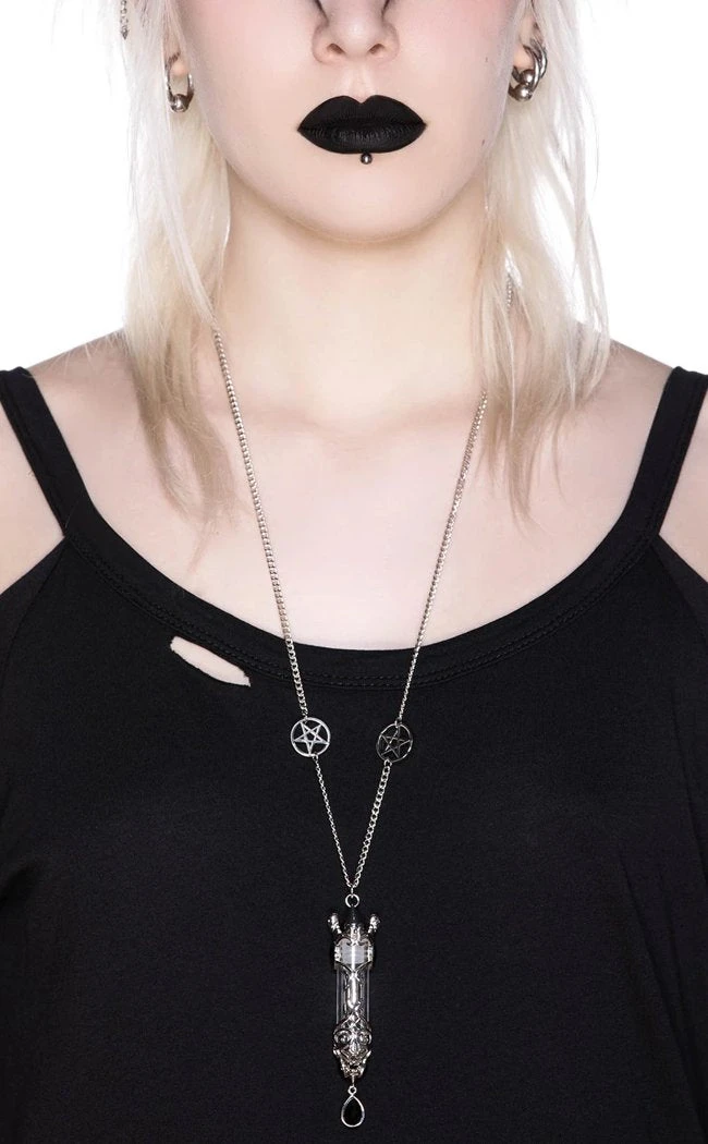 Killstar Ophelia Vial Necklace | Silver 3 Killstar Ophelia Vial Necklace | Silver