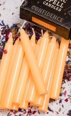 Witchcraft Orange Confidence Spell Candles