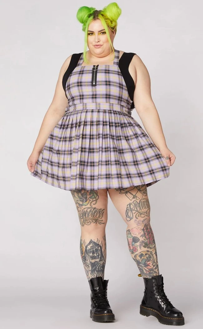 Dangerfield Outsider Tartan Pleat Pinny 5 Dangerfield Outsider Tartan Pleat Pinny