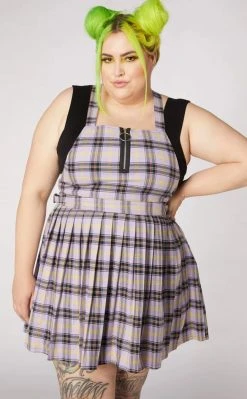 Dangerfield Outsider Tartan Pleat Pinny
