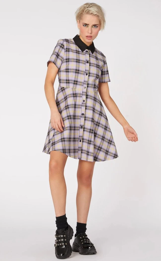 Dangerfield Outsider Tartan Shirt Dress 4 Dangerfield Outsider Tartan Shirt Dress